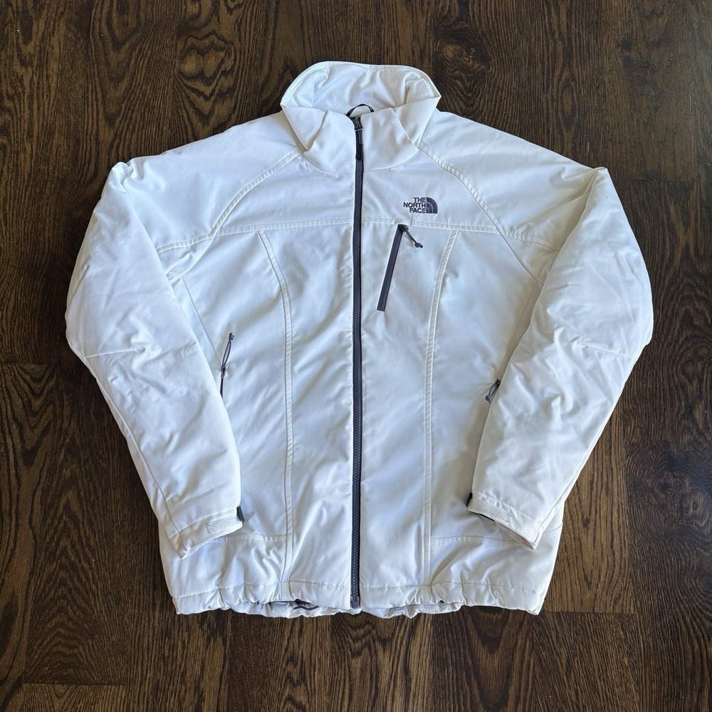 The North Face Apex Elevation Jacket Women Medium White Insulated Primaloft Coat